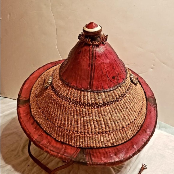 Fulani tribal Hat from Mali - Picture 3 of 4